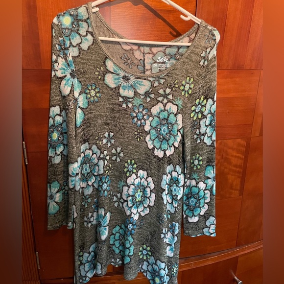 Justice 2PC long sleeve blouse bundle size 20 - Picture 2 of 3